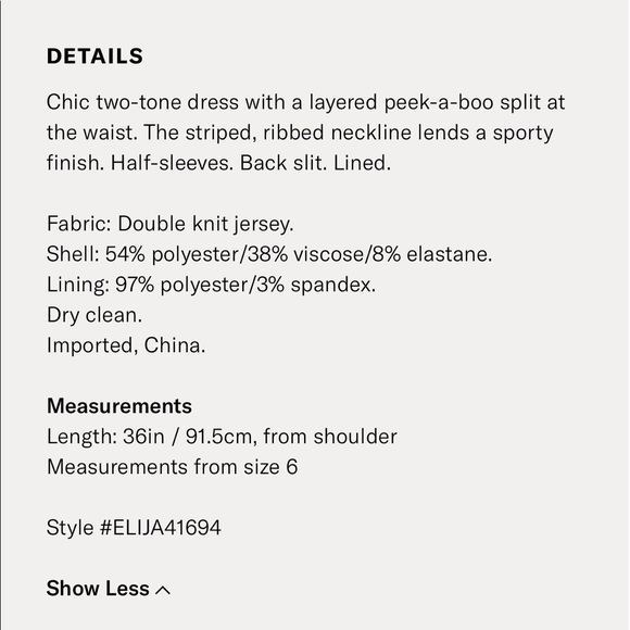 NWT! Elizabeth & James - "Kenya Cutout Dress" - Picture 4 of 8